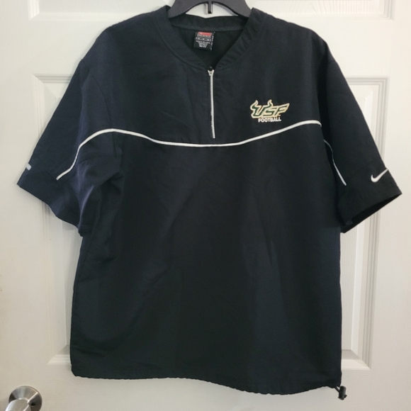 VTG Men Size M Nike Team Dri-fit USF Bulls University of South Florida pullover - Picture 2 of 13